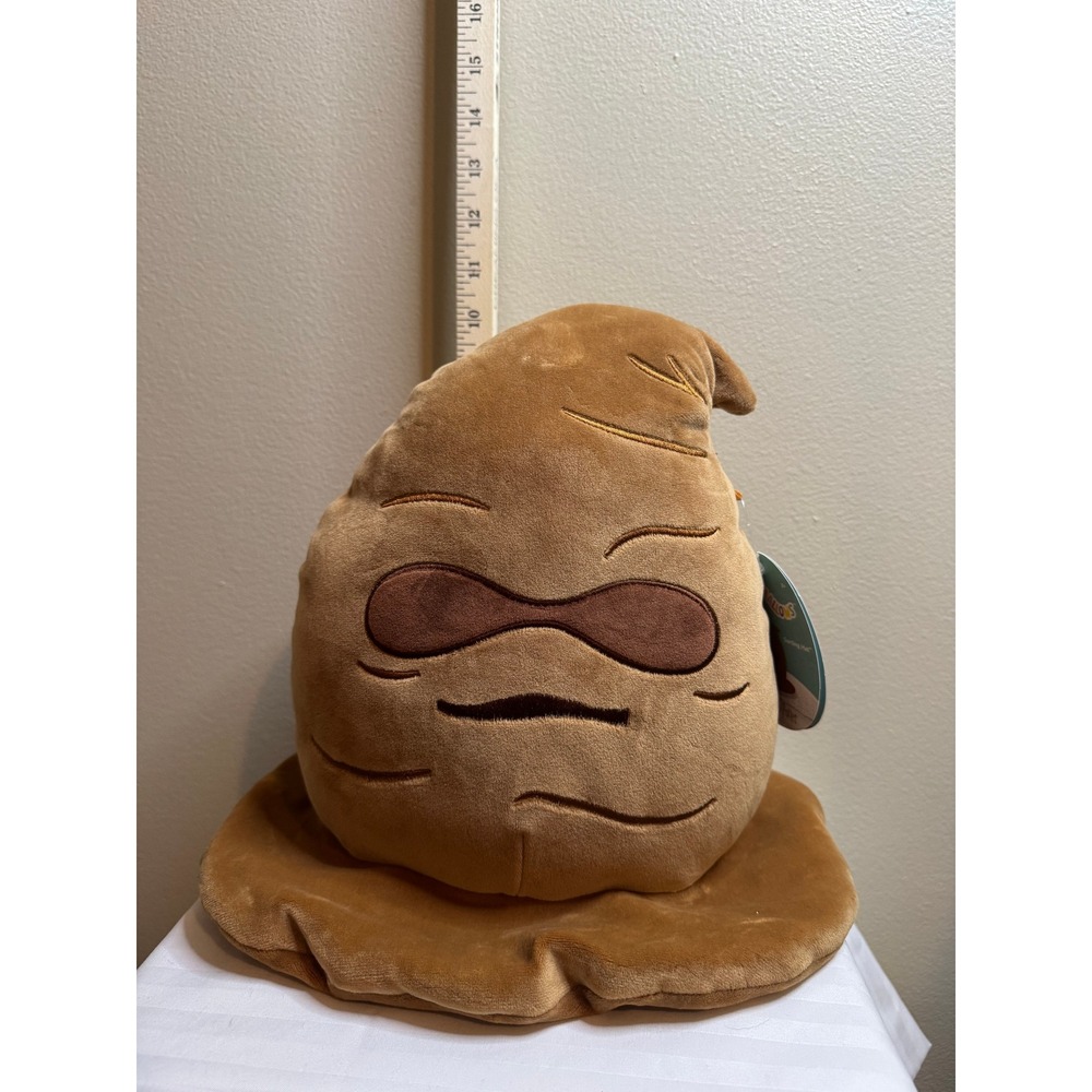 Squishmallows Harry Potter Sorting Hat 10 Inch Plush Brown Wizarding World NWT